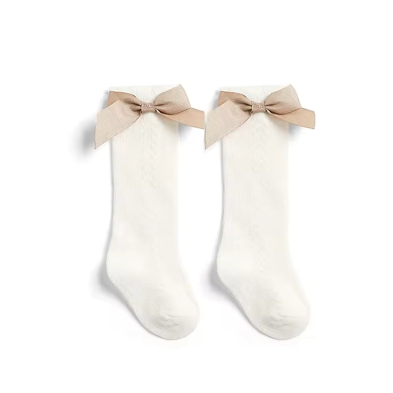 White Socks with Bows