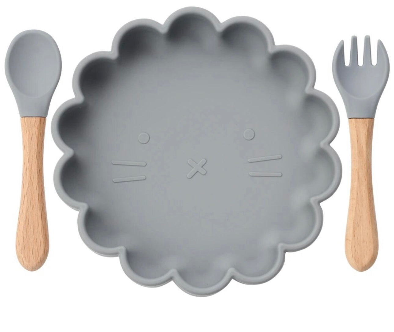 Kitty Silicone Tableware Set
