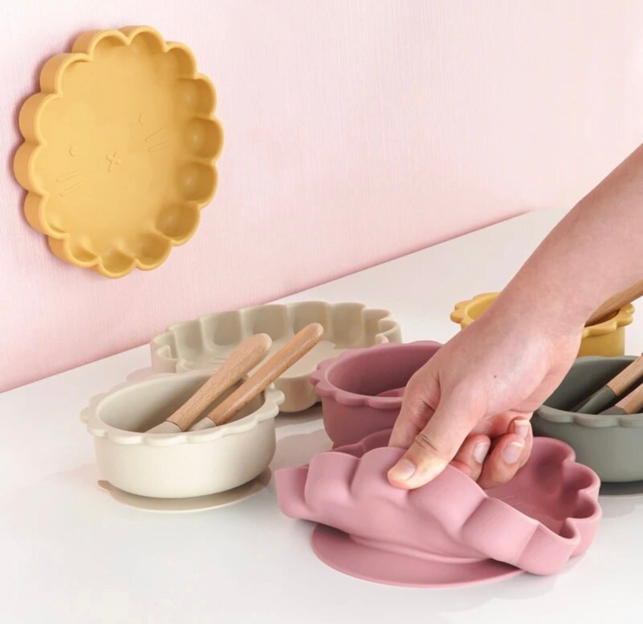 Kitty Silicone Tableware Set