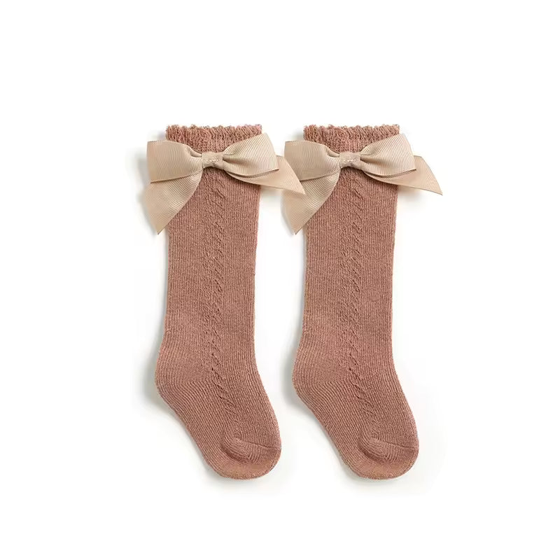 Rustic Socks with Bows