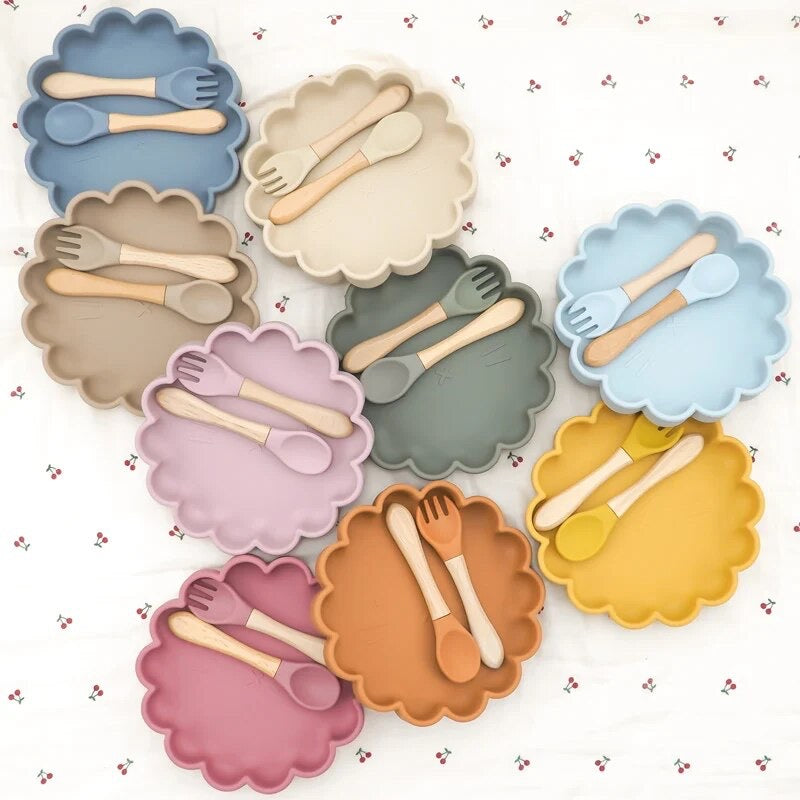 Kitty Silicone Tableware Set