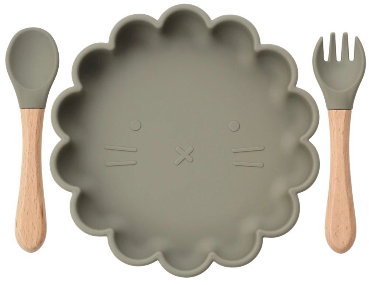 Kitty Silicone Tableware Set