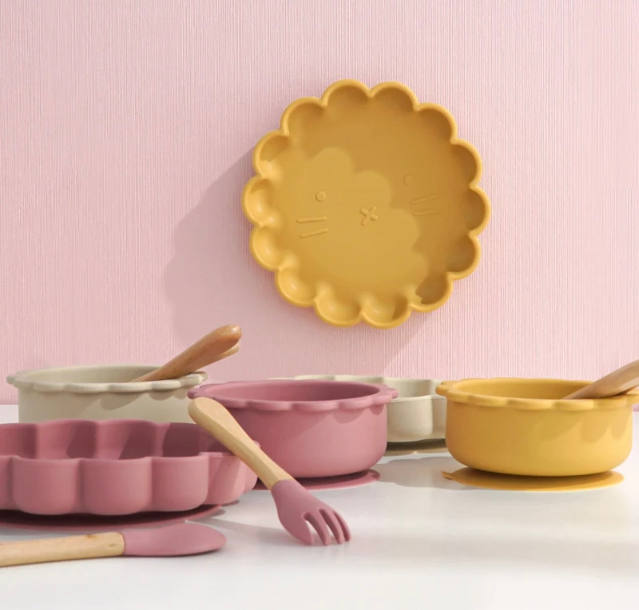 Kitty Silicone Tableware Set