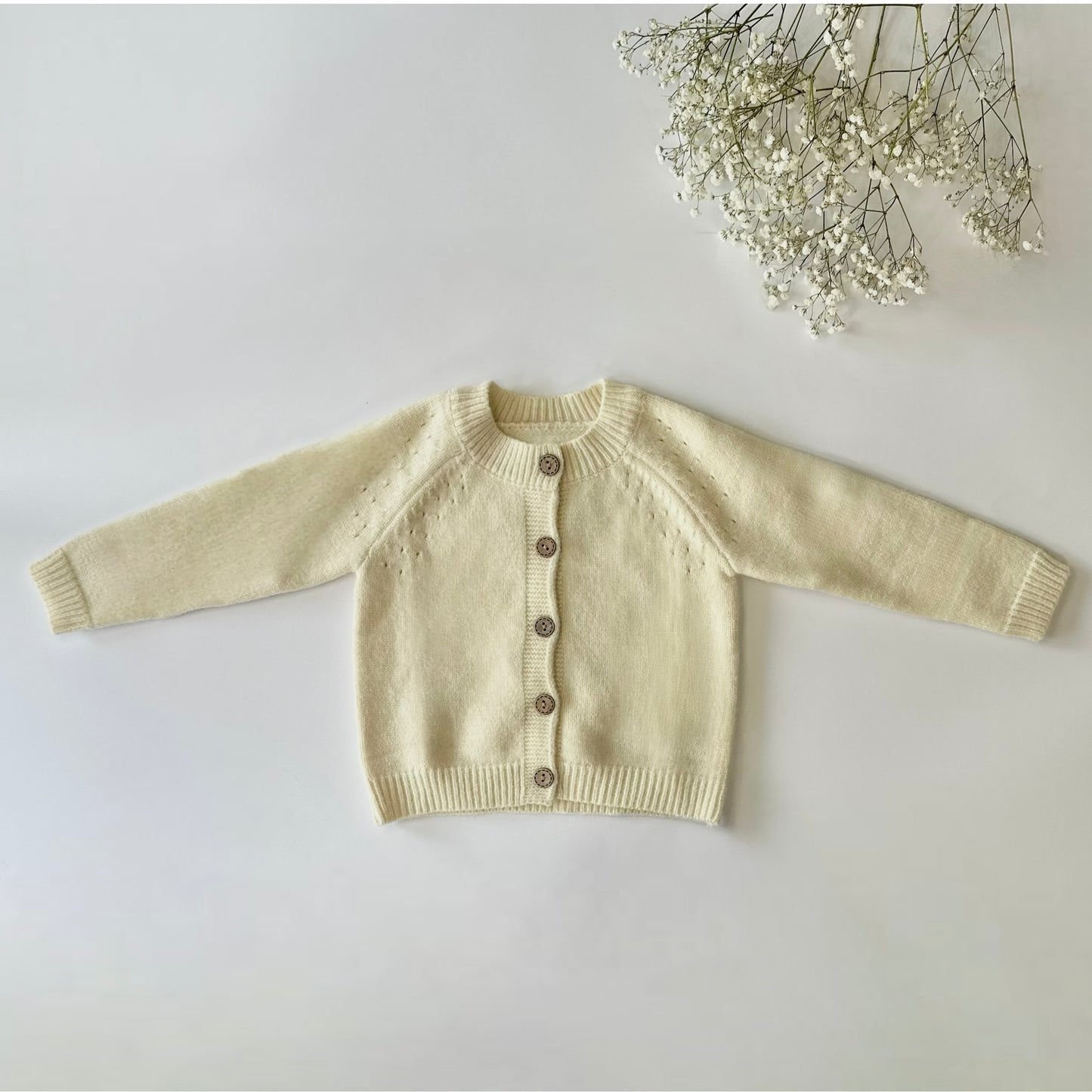 Ivory Knit Cardigan