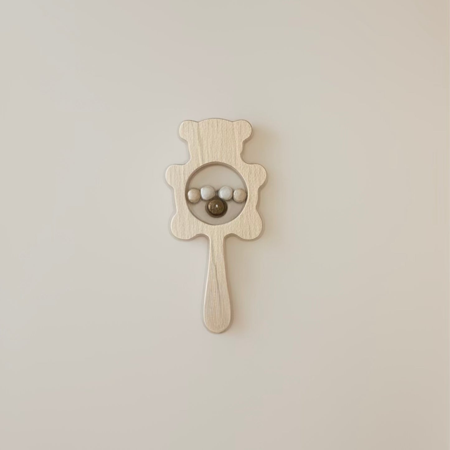 Wooden Teddy Rattle