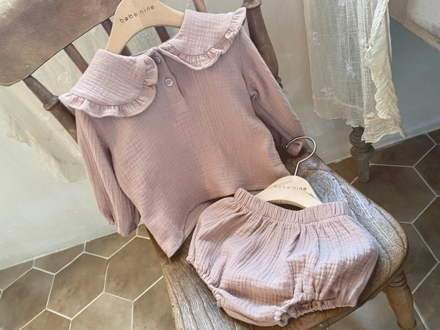 Organic Cotton Blouse Set