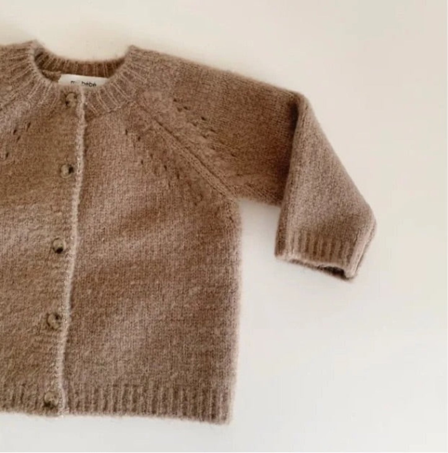 Brown Knit Cardigan