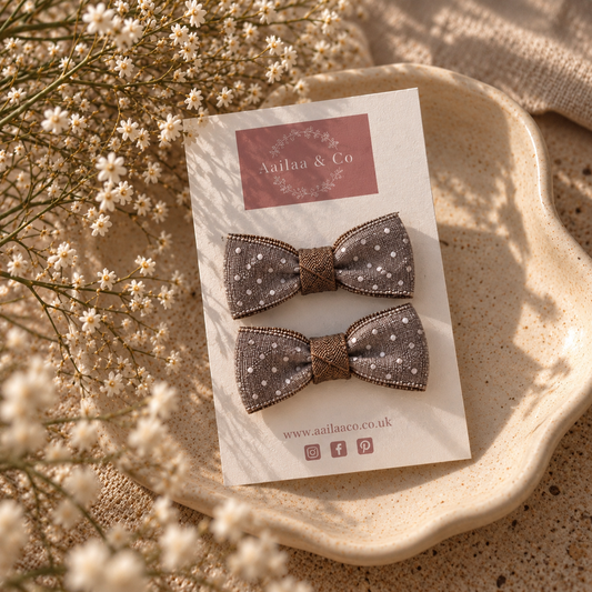 Polka Dot Hair Clip