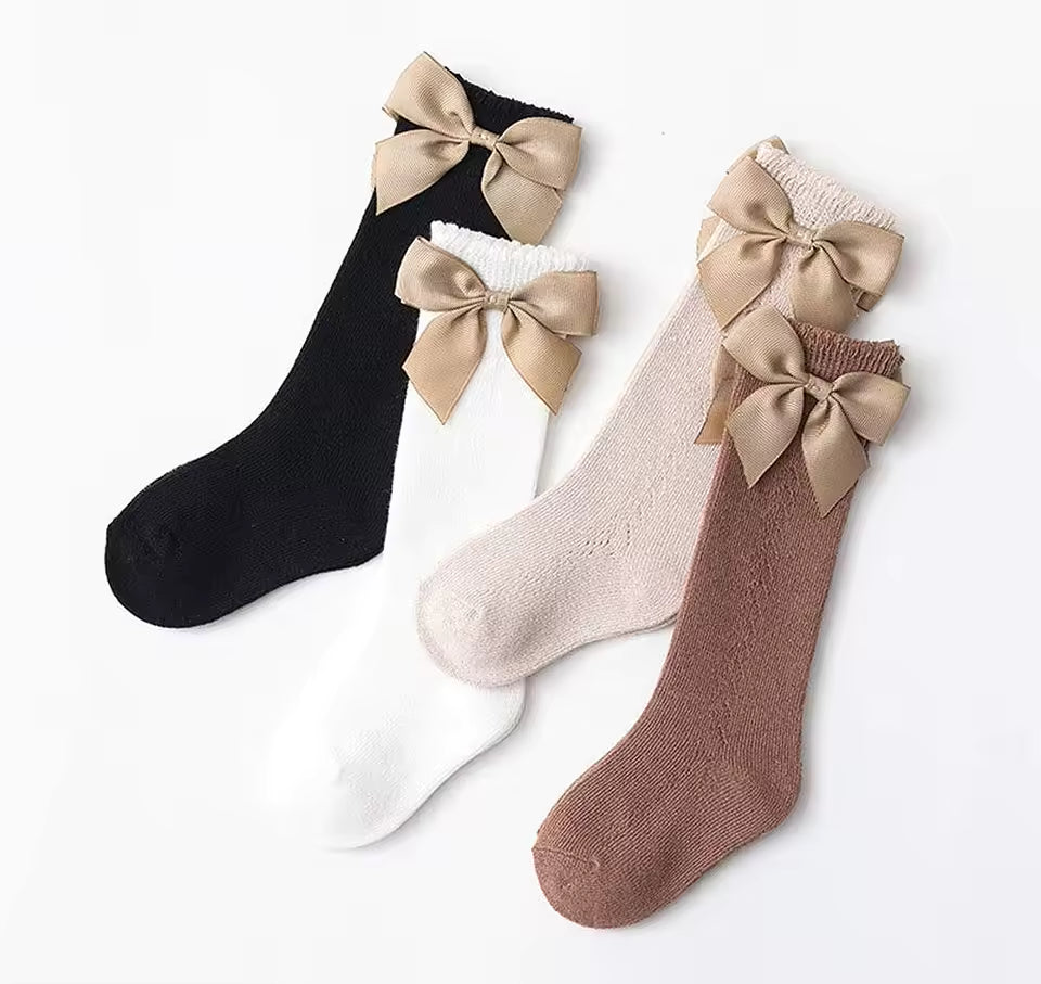 White Socks with Bows