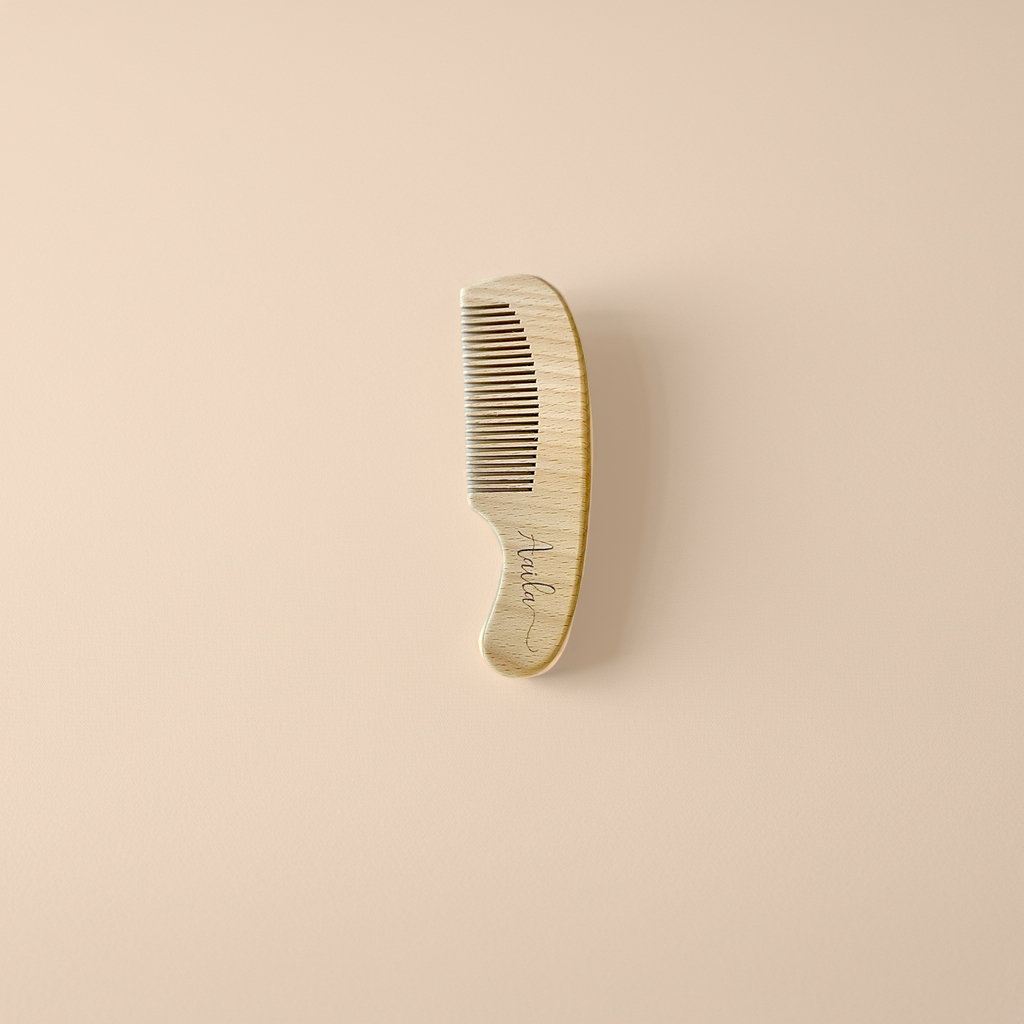 Natural Beechwood Comb | Personalised