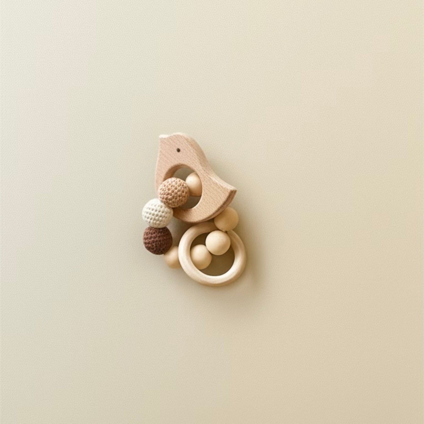 Wooden Bird Baby Keepsake