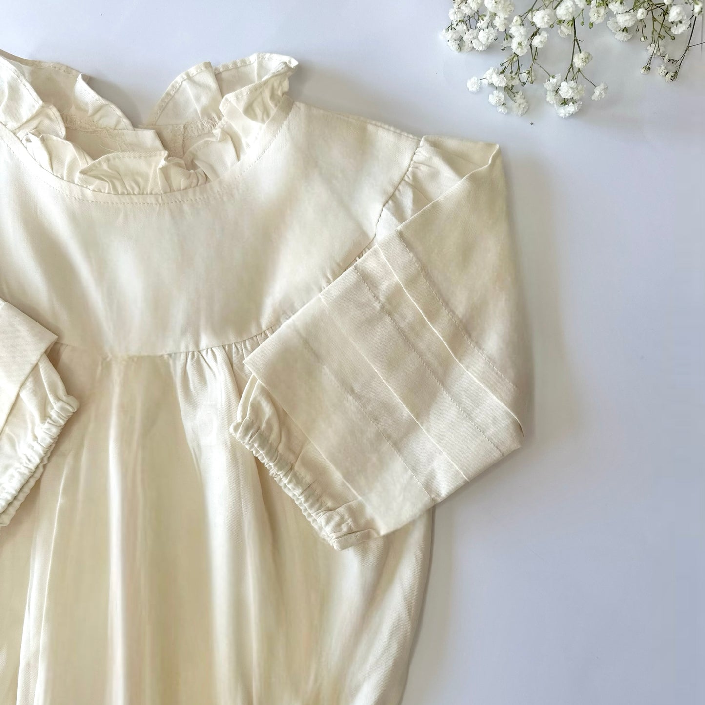 Vintage Ivory Romper Dress