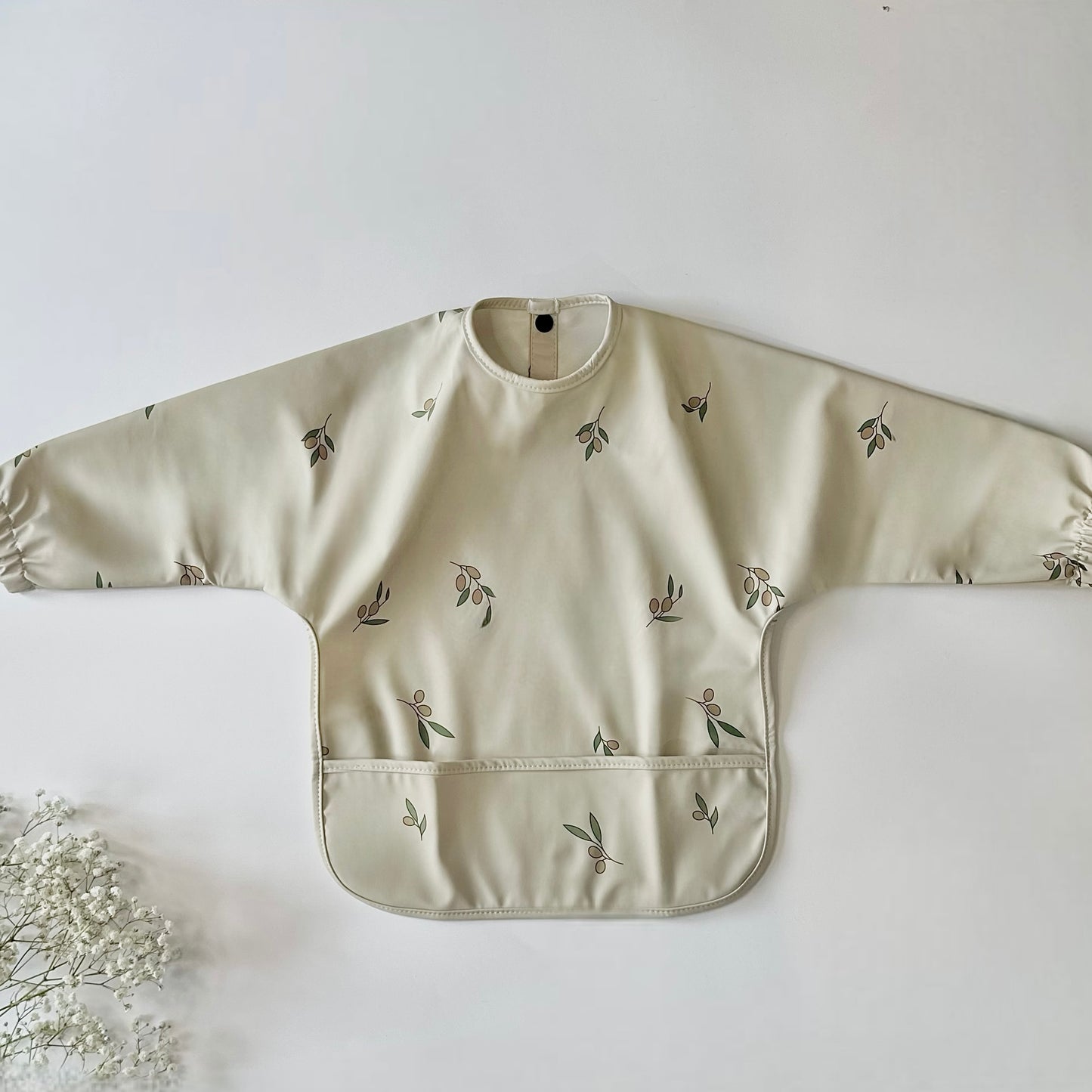 Baby Weaning Apron Bib | Olive