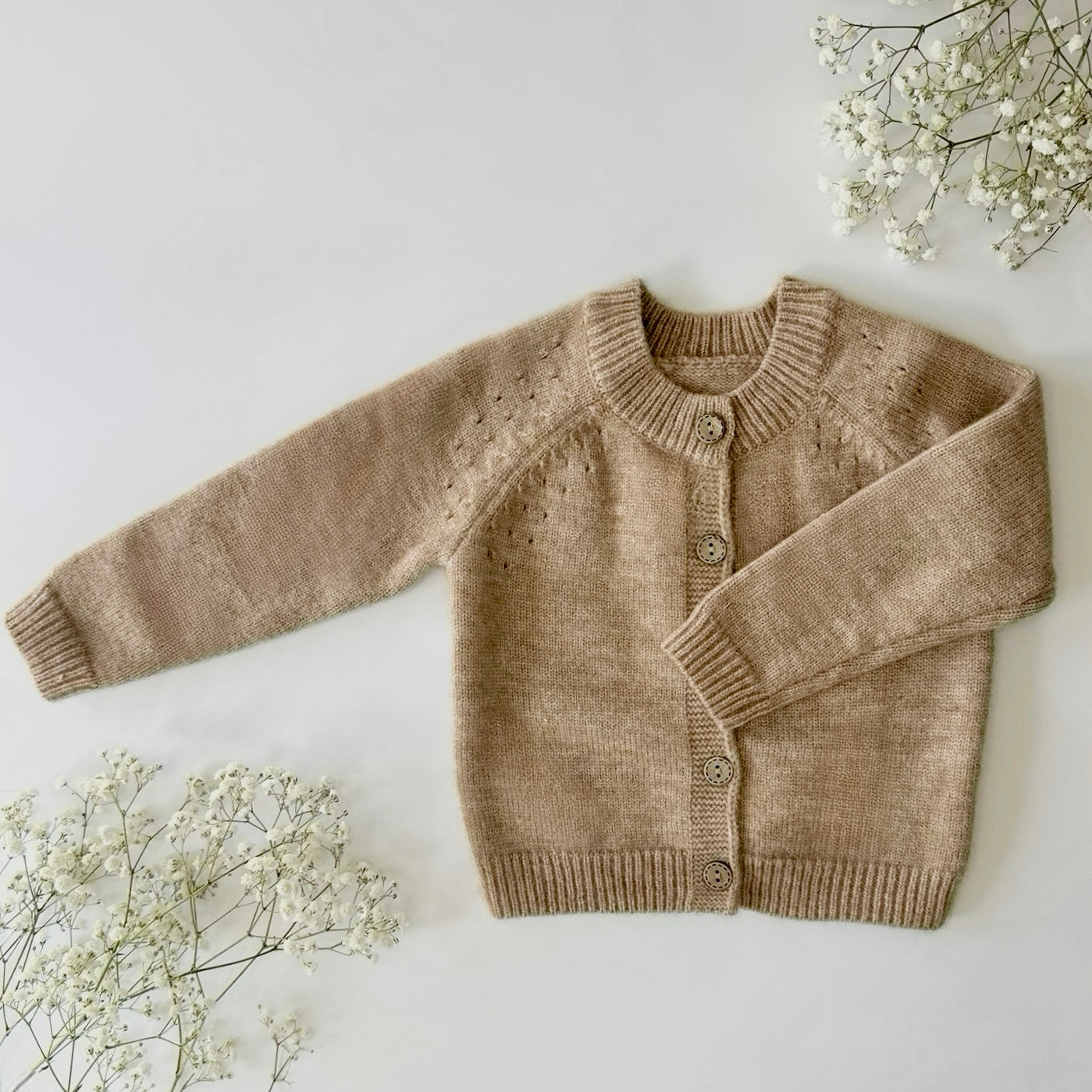 Brown Knit Cardigan
