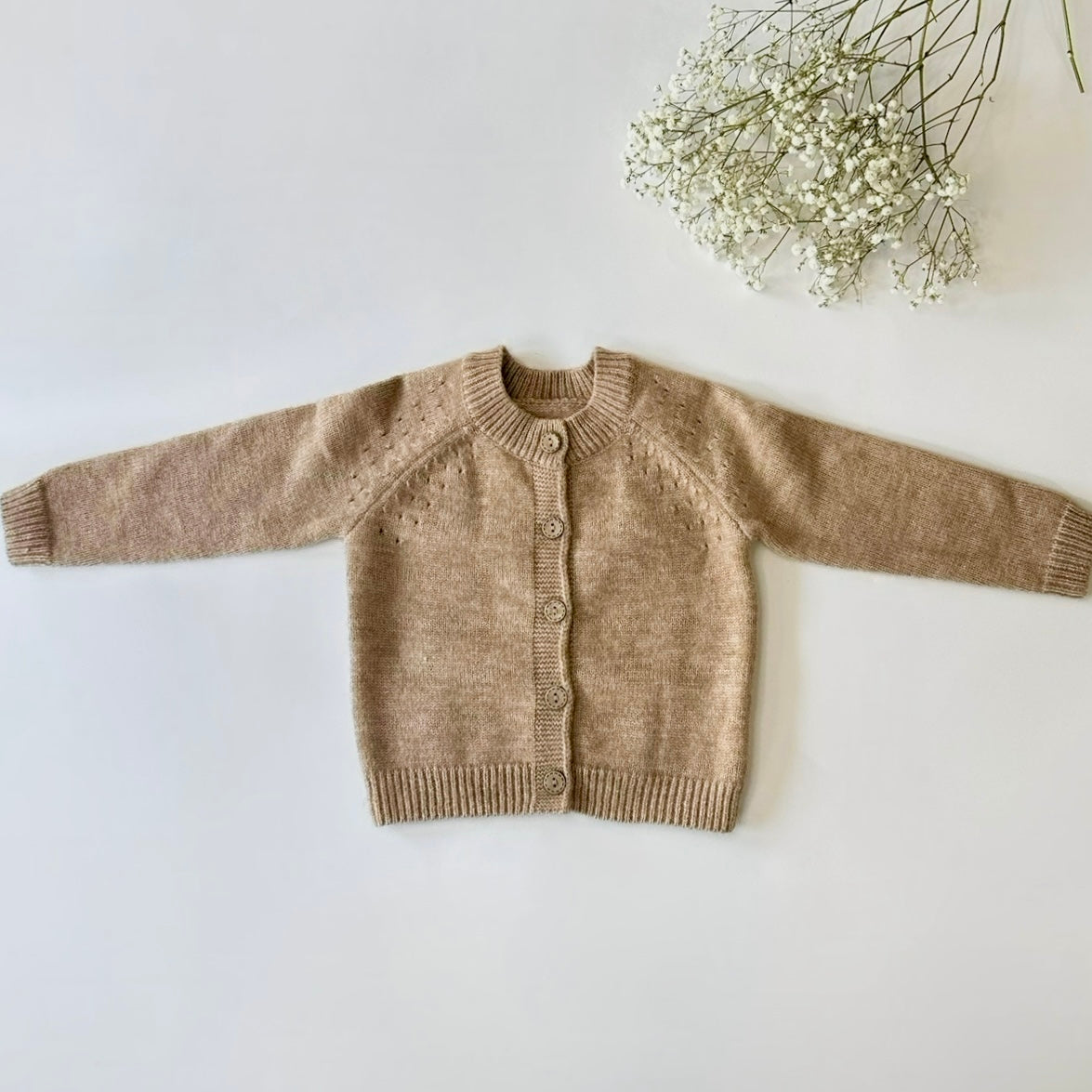 Brown Knit Cardigan