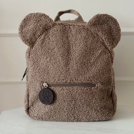 Coffee Teddy Bear Backpack