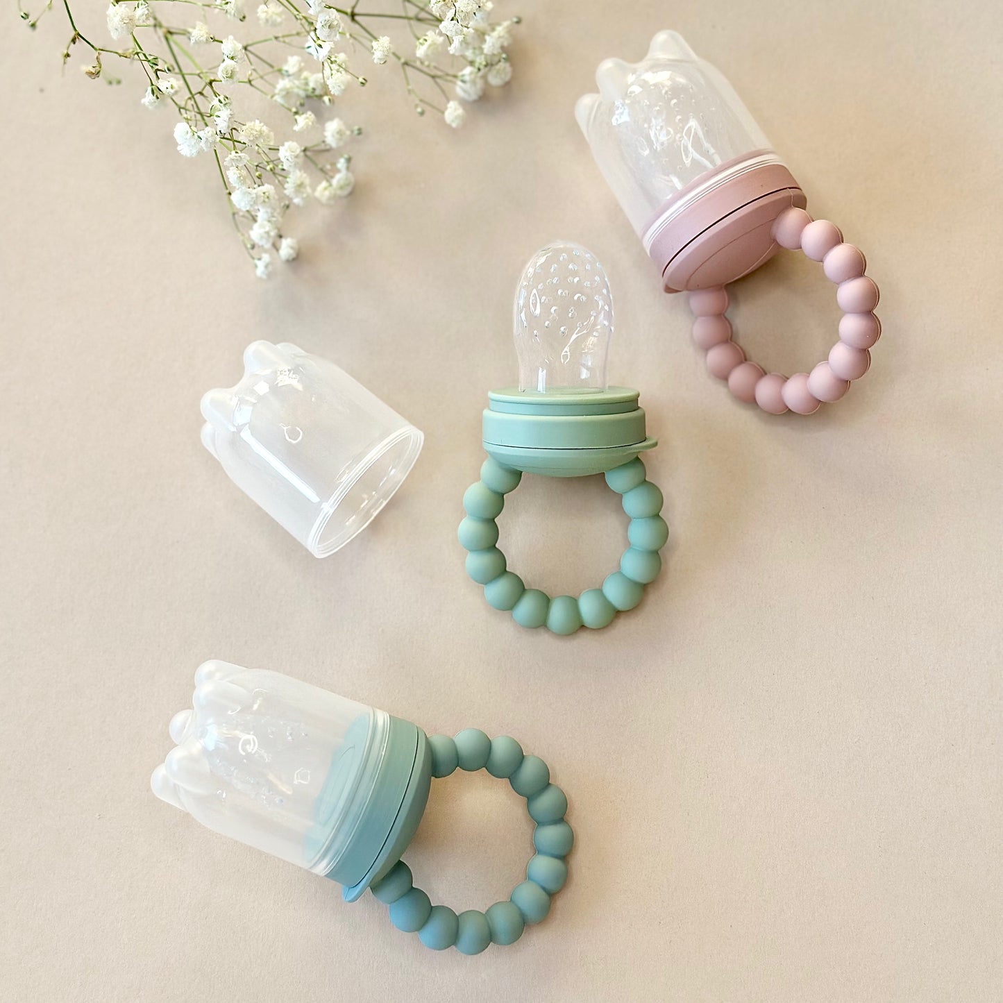 Silicone Fruit Feeder | Pastel Blue