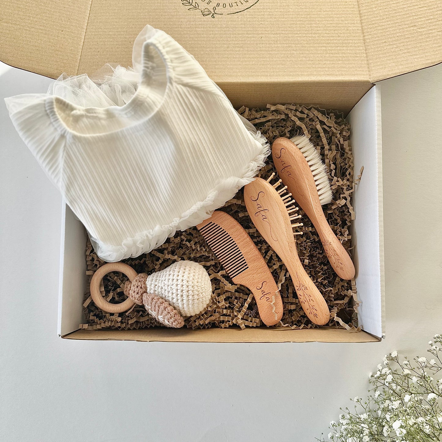 Pear Crotchet Rattle | Wooden
