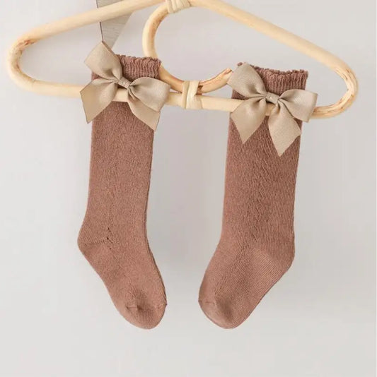 Rustic Socks with Bows