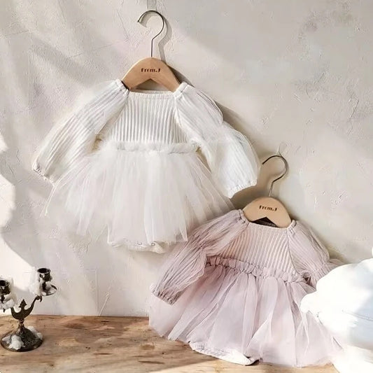 Esme Cotton Knit Tutu Dress