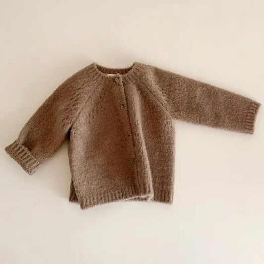 Brown Knit Cardigan